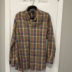 Men’s Paul Fredrick button down polo shirt. Size L. Excellent condition